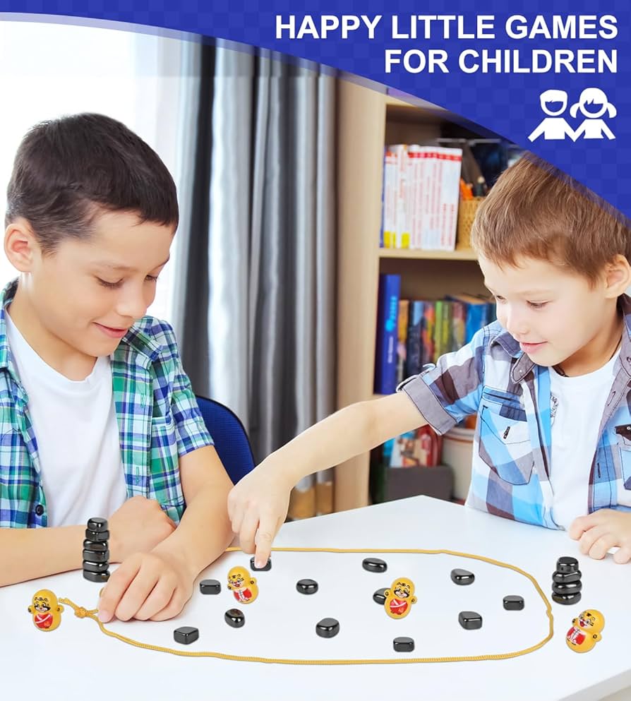 YILAYMEI Magnetic Stone Board Chess Game for Family